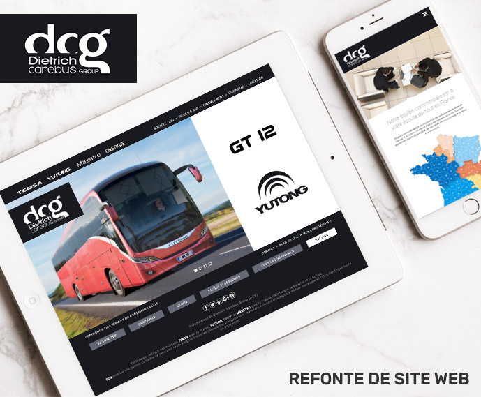Groupe dcg refonte site web